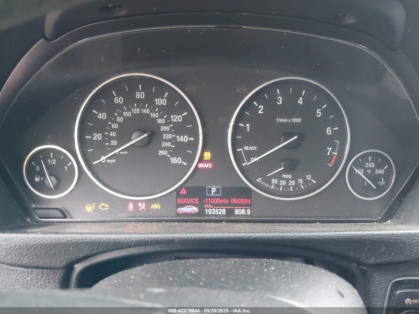 2012 BMW 328 VIN: WBA3A5C50CF349365