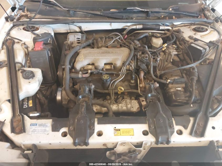 1997 Buick Century VIN: 2G4WY,52M1V142528 Lot: 42380046