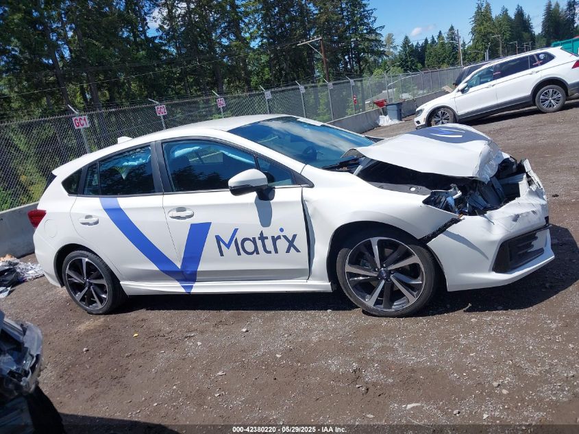 2023 Subaru Impreza Sport VIN: 4S3GTAL65P3712217 Lot: 42380220