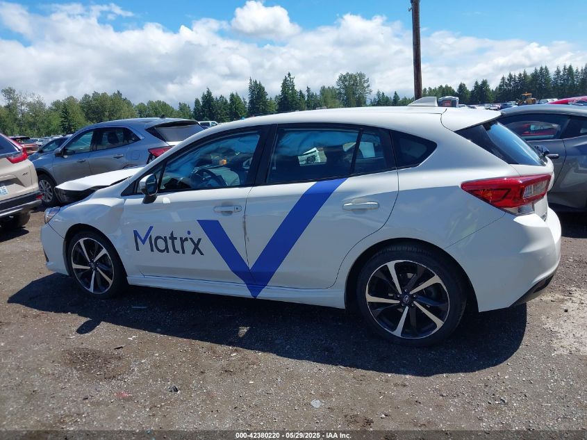 2023 Subaru Impreza Sport VIN: 4S3GTAL65P3712217 Lot: 42380220