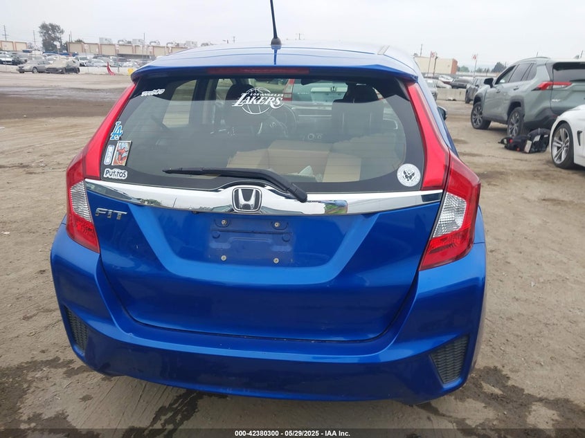 2016 HONDA FIT VIN: JHMGK5H76GS009628