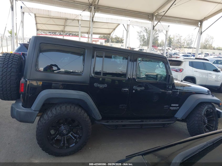 2016 JEEP WRANGLER UNLIMITED VIN: 1C4BJWDG7GL155900