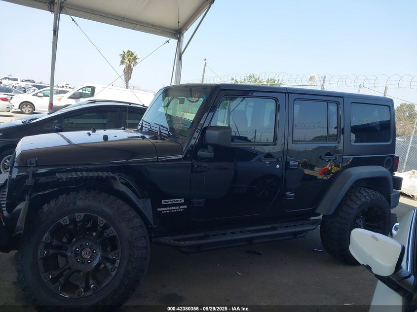 2016 JEEP WRANGLER UNLIMITED VIN: 1C4BJWDG7GL155900