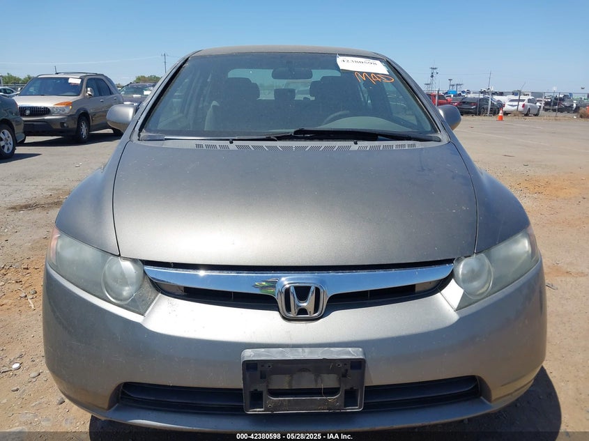2006 HONDA CIVIC VIN: 2HGFA16566H527899