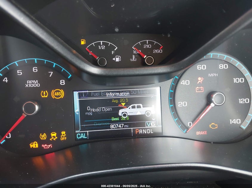 1GCGSDEN4H1329343 2017 CHEVROLET COLORADO photo no. 7