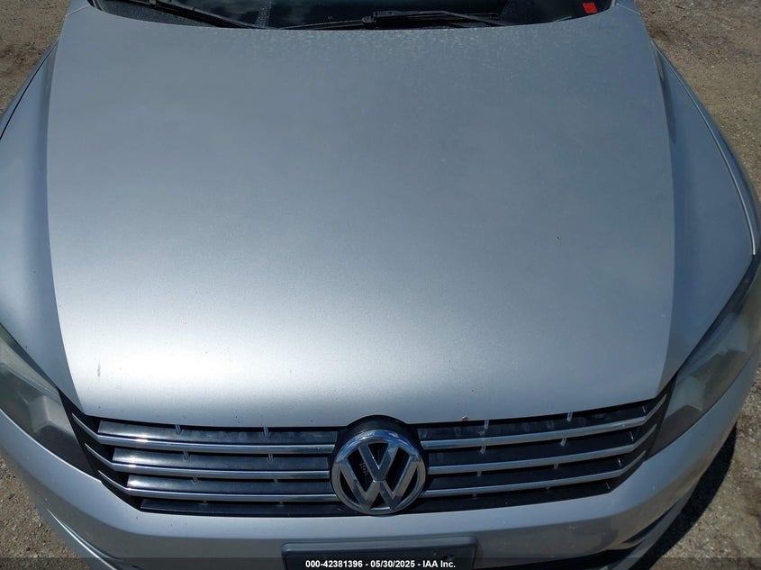 2013 VOLKSWAGEN PASSAT VIN: 1VWBN7A3XDC072918