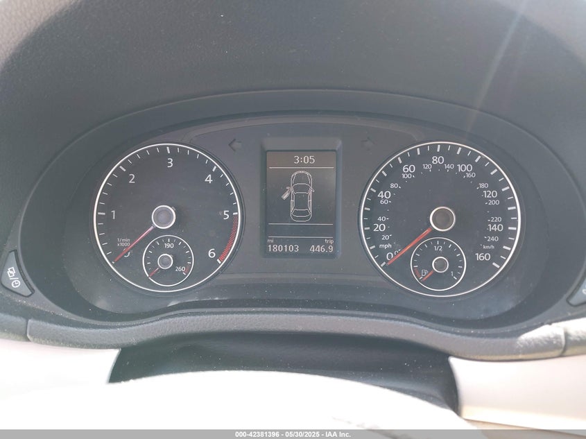 2013 VOLKSWAGEN PASSAT VIN: 1VWBN7A3XDC072918