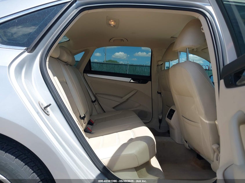 2013 VOLKSWAGEN PASSAT VIN: 1VWBN7A3XDC072918