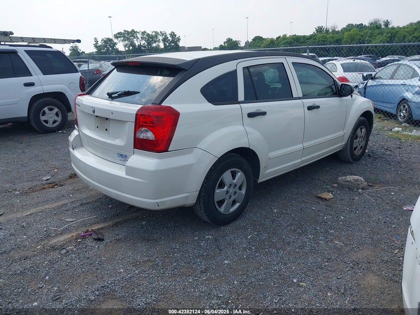 2008 DODGE CALIBER VIN: 1B3HB28B18D717642