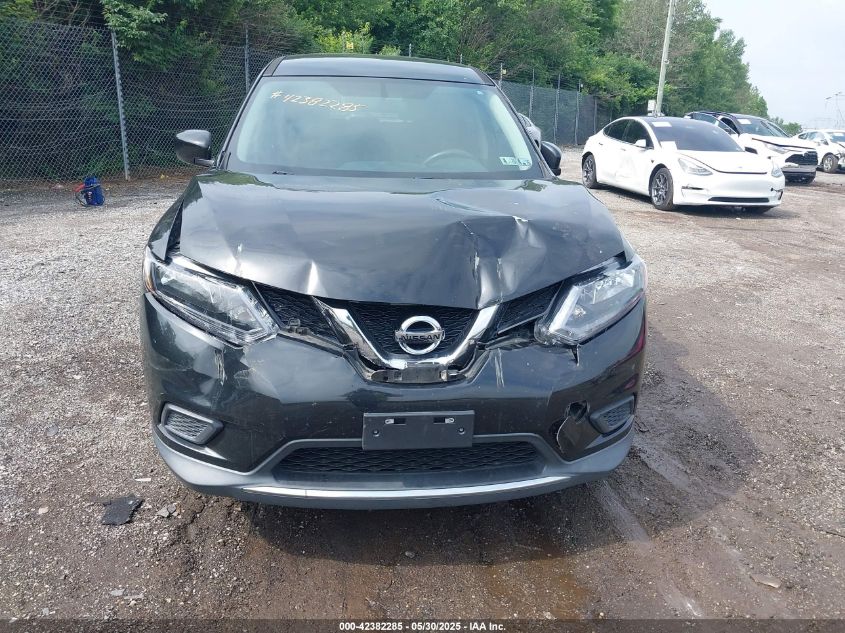 2016 Nissan Rogue S VIN: 5N1AT2MV1GC910161 Lot: 42382285