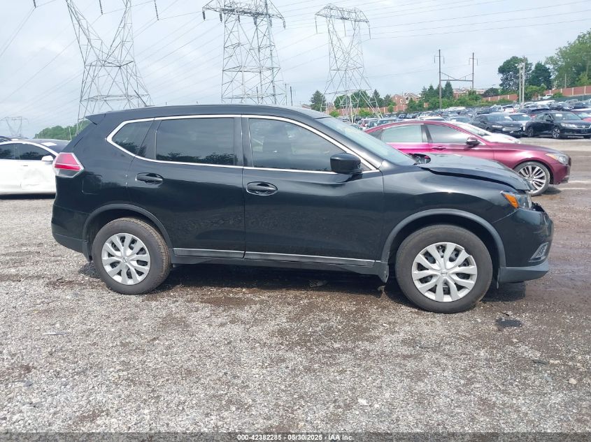 2016 Nissan Rogue S VIN: 5N1AT2MV1GC910161 Lot: 42382285