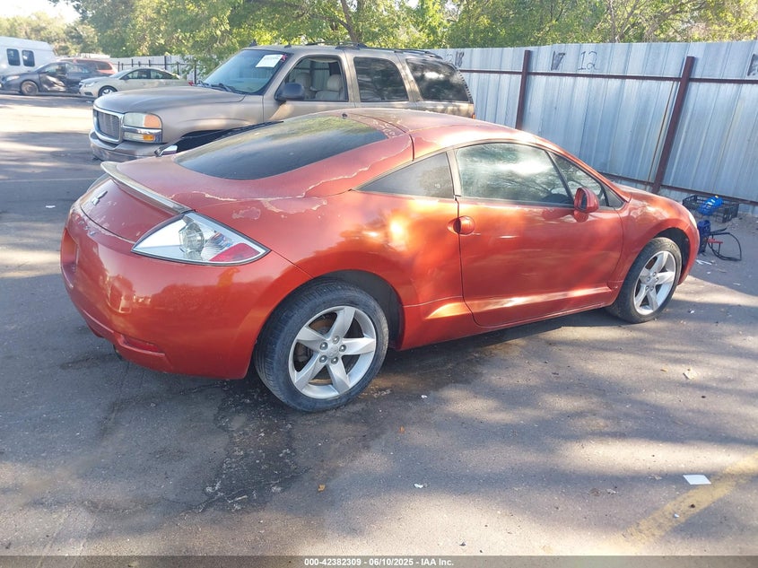 2006 MITSUBISHI ECLIPSE VIN: 4A3AK24F36E013620