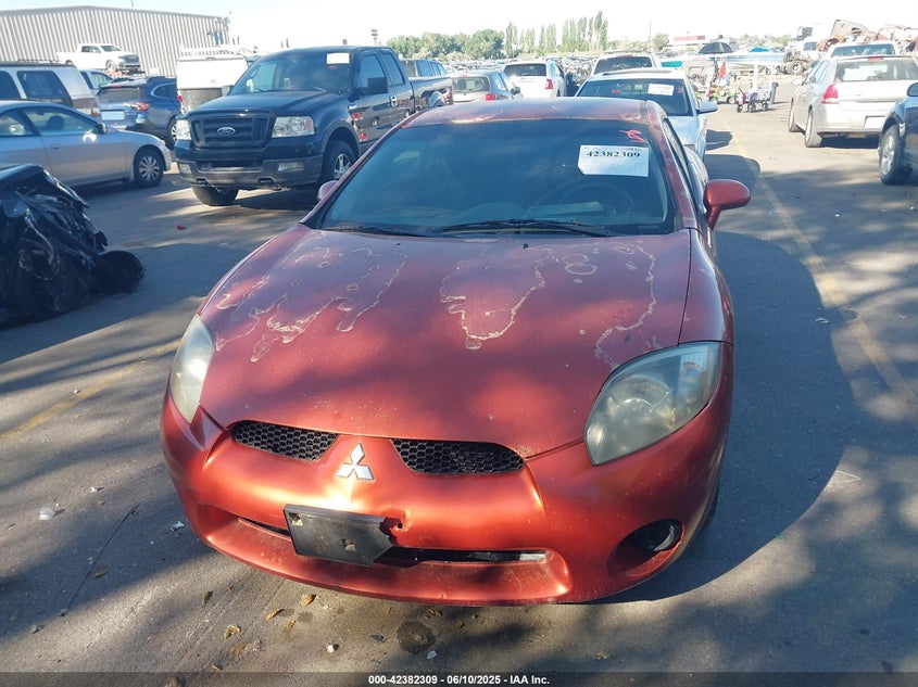 2006 MITSUBISHI ECLIPSE VIN: 4A3AK24F36E013620