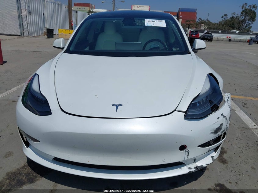 2021 Tesla Model 3 Long Range Dual Motor All-Wheel Drive VIN: 5YJ3E1EB4MF876155 Lot: 42382377