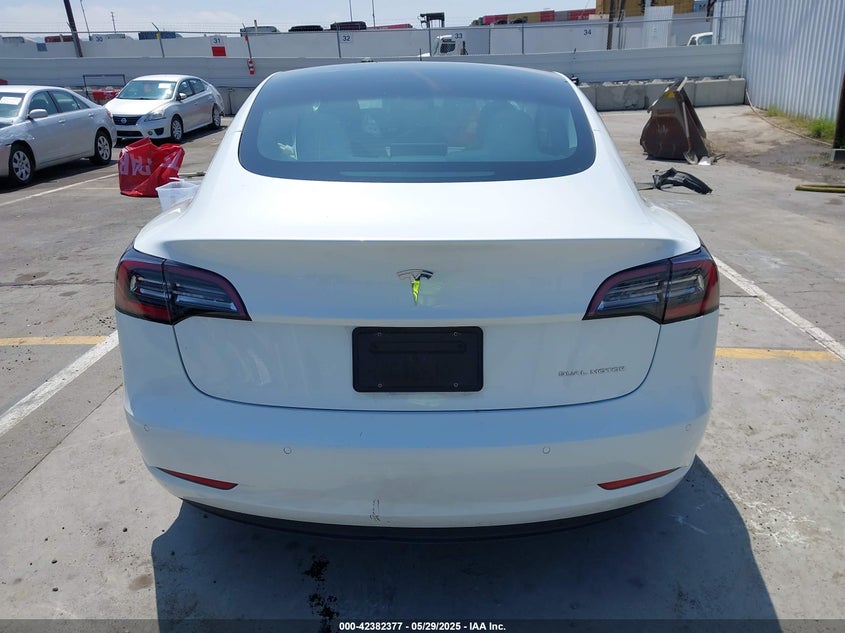 2021 Tesla Model 3 Long Range Dual Motor All-Wheel Drive VIN: 5YJ3E1EB4MF876155 Lot: 42382377