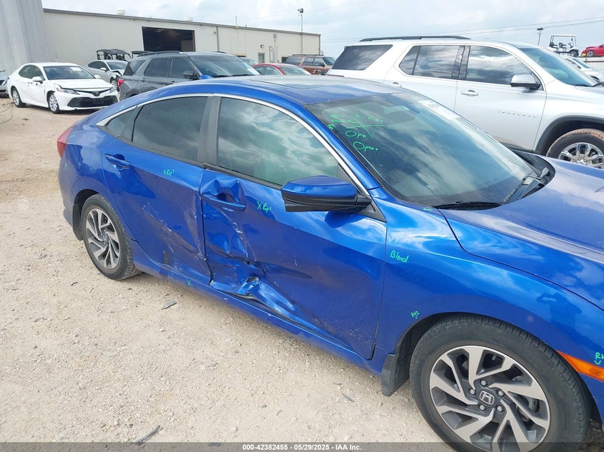 2018 HONDA CIVIC VIN: 19XFC2F70JE006195