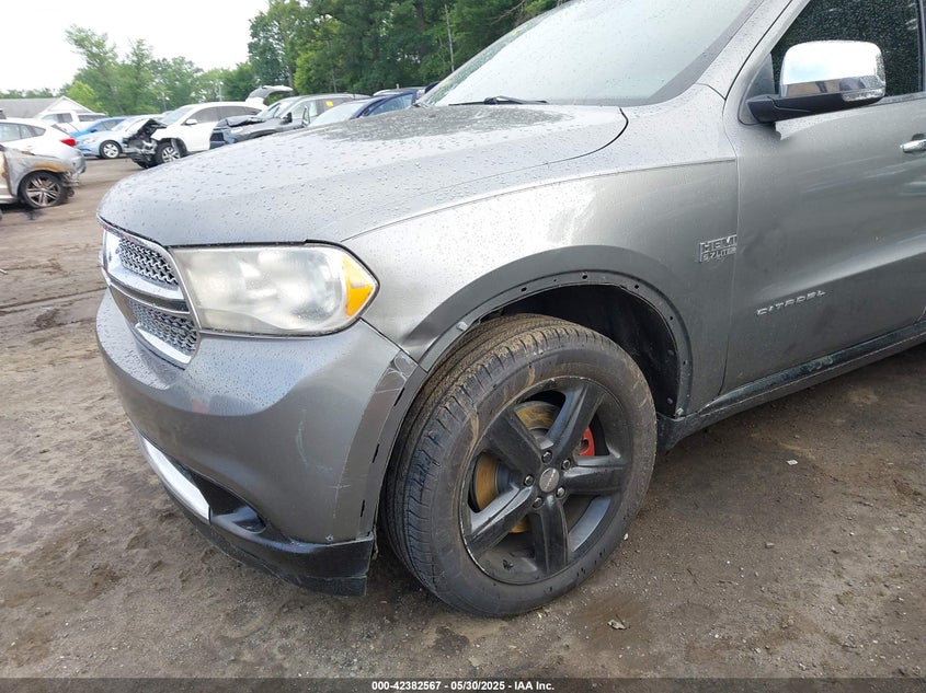 2012 DODGE DURANGO VIN: 1C4SDHET5CC205668