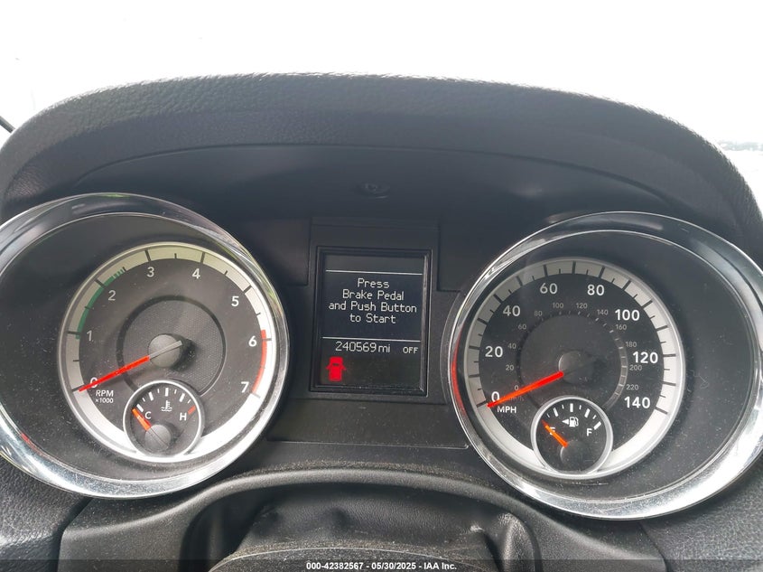 2012 DODGE DURANGO VIN: 1C4SDHET5CC205668