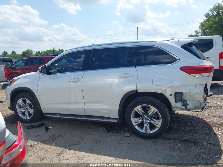 2017 TOYOTA HIGHLANDER LIMITED - 5TDYZRFH4HS230188