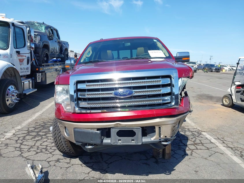 2013 FORD F150 VIN: 1FTFW1EF9DFC16878