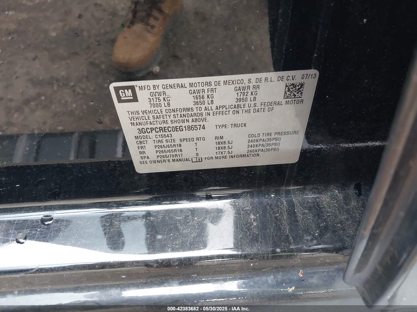 2014 CHEVROLET SILVERADO 1500 1LT - 3GCPCREC0EG186574