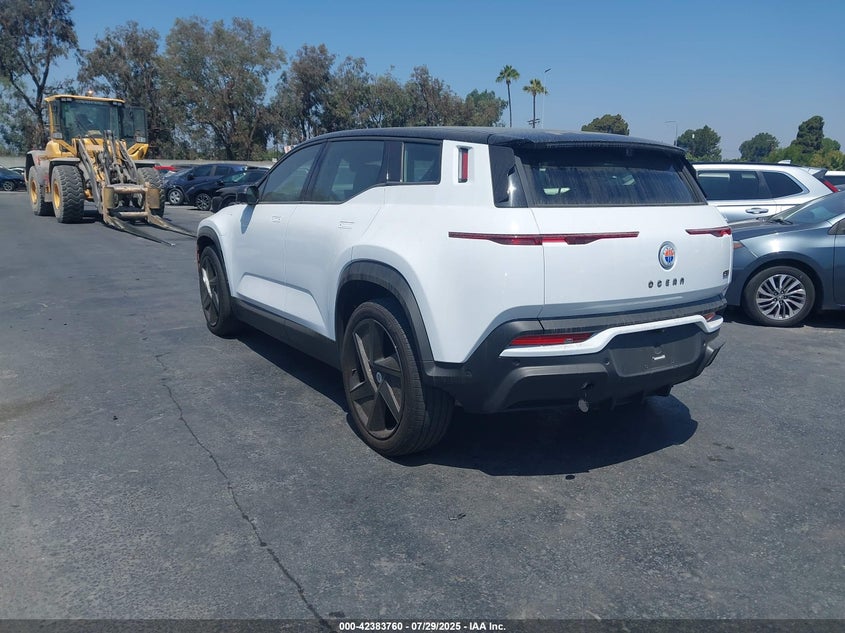 Vin: vcf1zbu23pg003719, lot: 42876102, fisker ocean one 20233