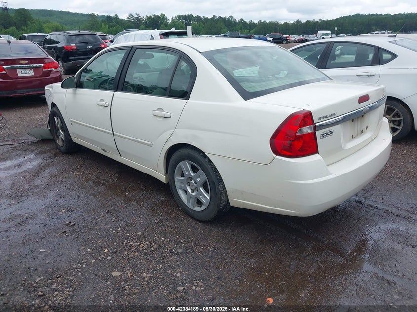 2007 Chevrolet Malibu Lt white sedan gasoline 1G1ZT58F97F240636 photo #4