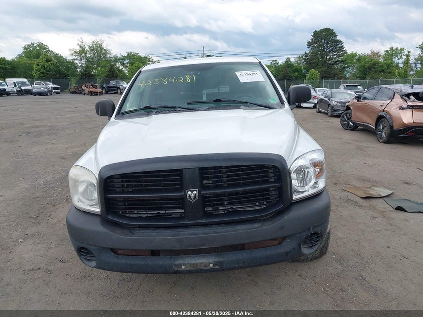 2008 Dodge Ram 1500 St/Sxt VIN: 1D7HA16K38J139825 Lot: 42384281