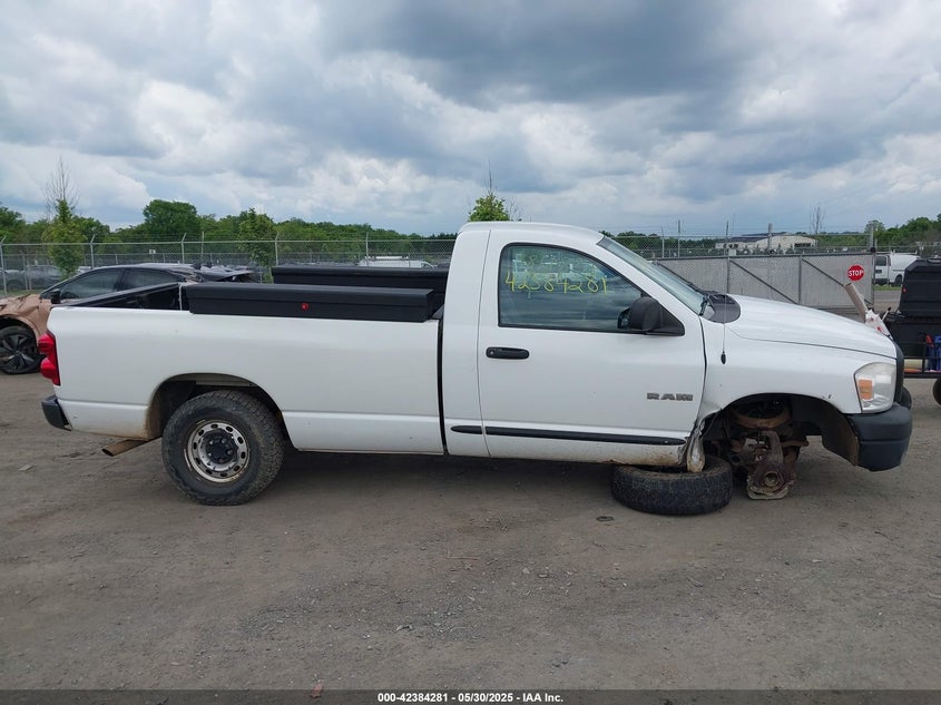 2008 Dodge Ram 1500 St/Sxt VIN: 1D7HA16K38J139825 Lot: 42384281