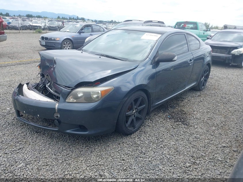 2006 Scion Tc grey coupe gasoline JTKDE177860108265 photo #3