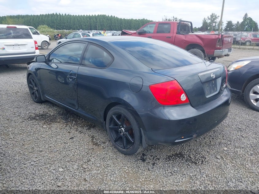 2006 Scion Tc grey coupe gasoline JTKDE177860108265 photo #4