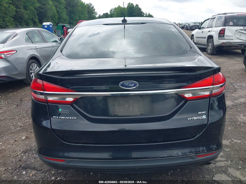 2018 FORD FUSION HYBRID SE - 3FA6P0LU7JR137495