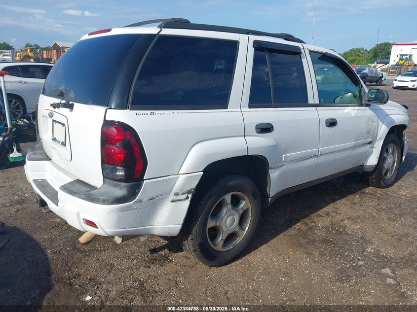 2008 CHEVROLET TRAILBLAZER VIN: 1GNDS13S282127709