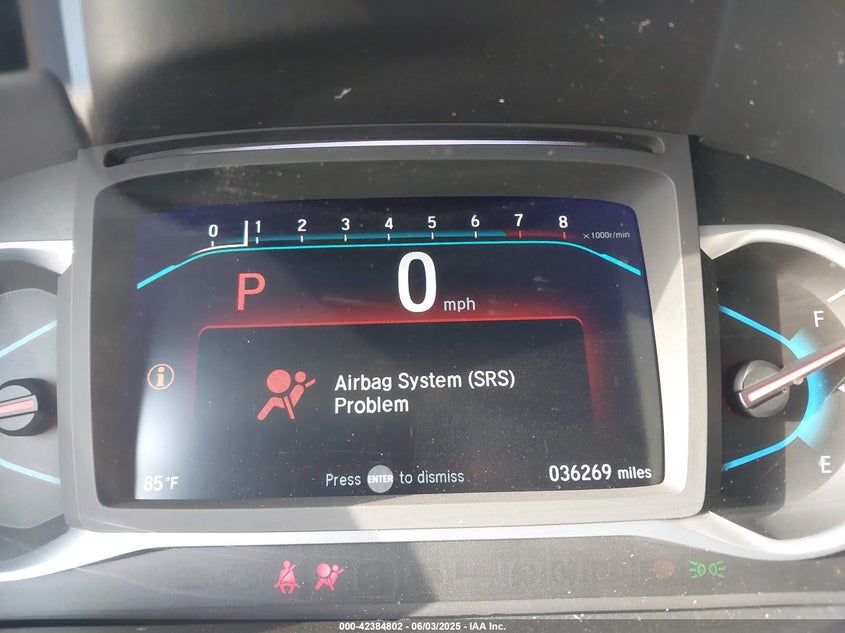 2021 HONDA PILOT 3.5L V-6 DI, VVT, 28(VIN: 5FNYF5H3XMB043779