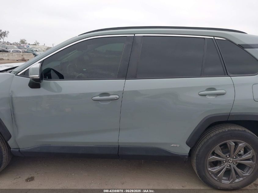 2022 Toyota Rav4 Xle Premium VIN: 4T3B6RFV8NU10269 Lot: 42385078