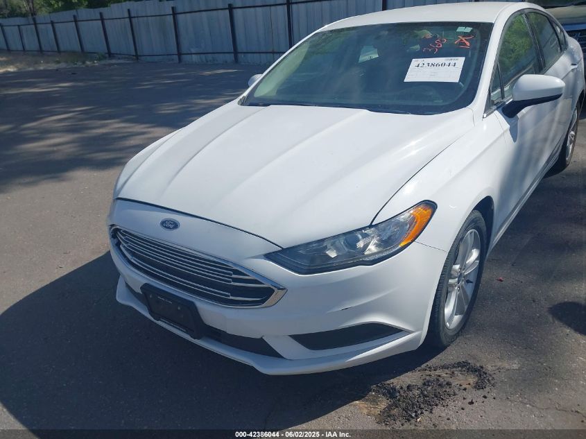 2018 Ford Fusion Se VIN: 3FA6P0HD2JR270142 Lot: 42386044