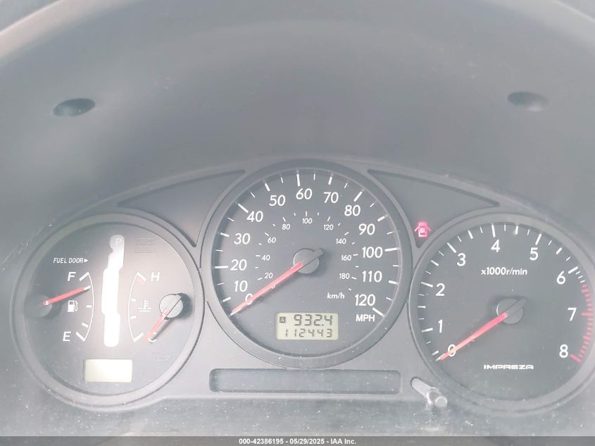 2007 Subaru Impreza 2.5I VIN: JF1GD61627H524552 Lot: 42386195