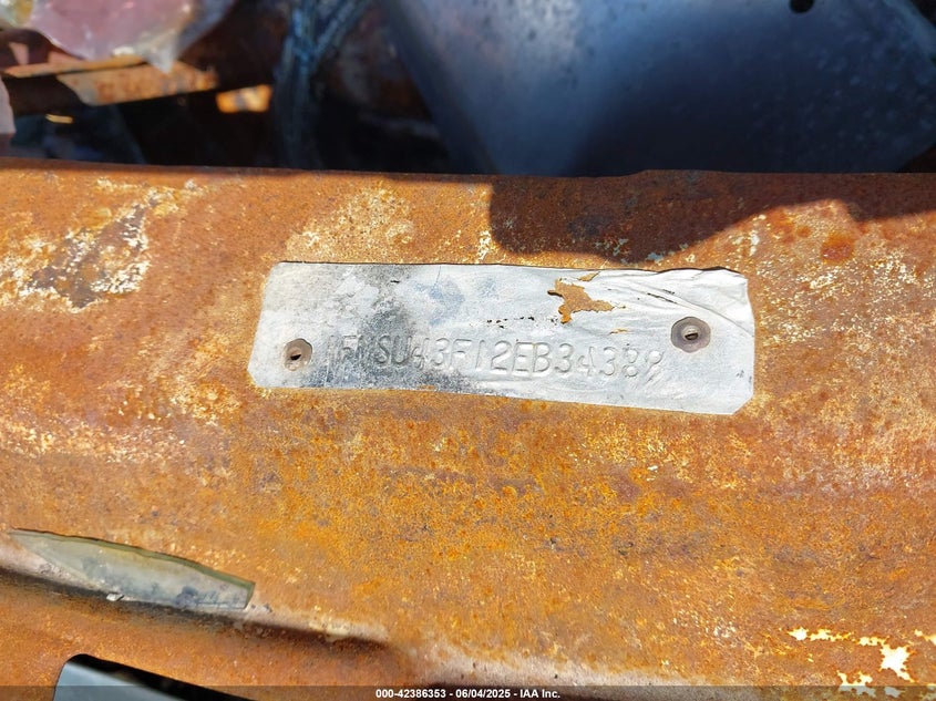 2002 Ford Excursion Limited VIN: 1FMSU43F12EB34389 Lot: 42386353