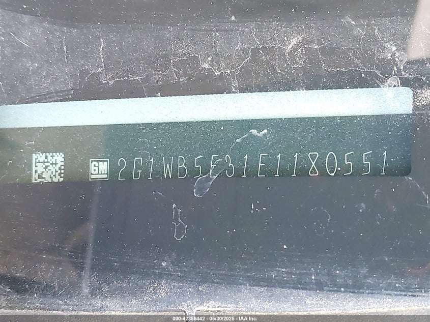 2014 CHEVROLET IMPALA LIMITED LT - 2G1WB5E31E1180551