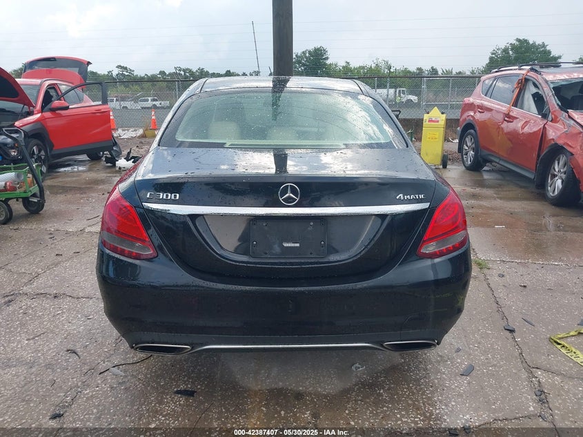 2016 MERCEDES-BENZ C 300 4MATIC/LUXURY 4MATIC/SPORT 4MATIC - 55SWF4KB8GU100386