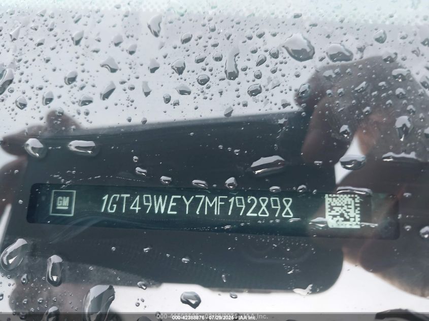 2021 GMC Sierra 3500Hd 4Wd Long Bed Denali/4Wd Standard Bed Denali VIN: 1GT49WEY7MF192898 Lot: 42388876