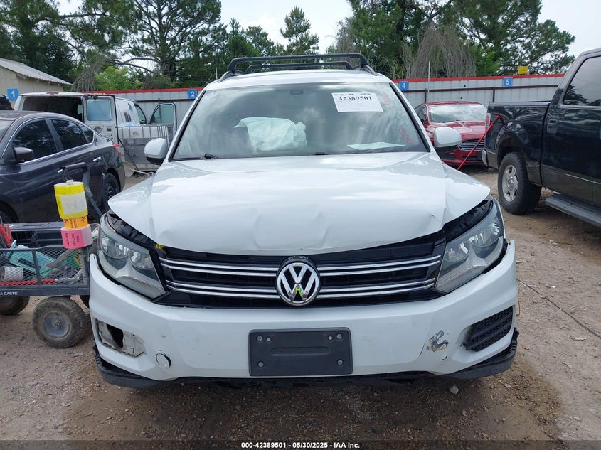 2016 VOLKSWAGEN TIGUAN S - WVGAV7AX0GW516985