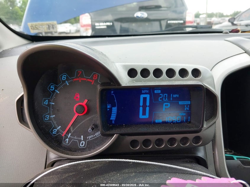 2013 CHEVROLET SONIC VIN: 1G1JC6SB2D4242521
