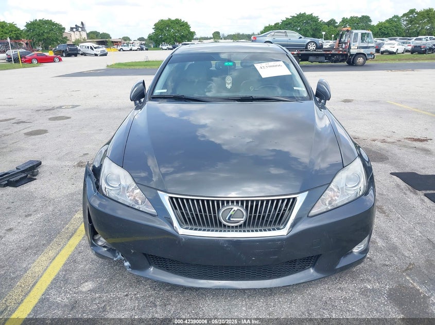 2010 LEXUS IS VIN: JTHBF5C29A5125387