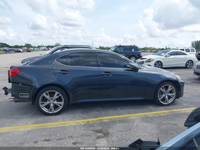 2010 LEXUS IS VIN: JTHBF5C29A5125387