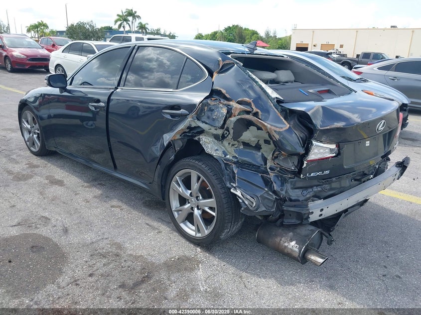 2010 LEXUS IS VIN: JTHBF5C29A5125387