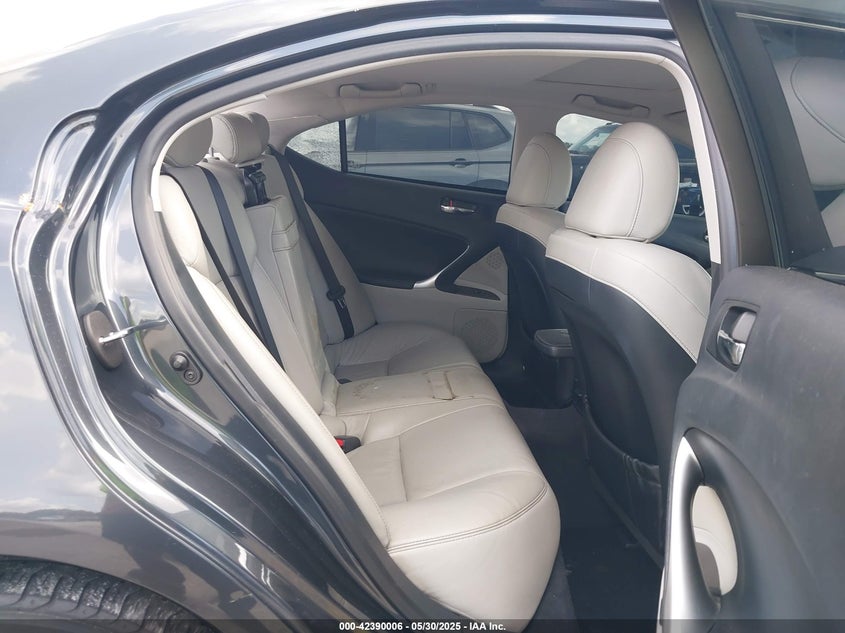 2010 LEXUS IS VIN: JTHBF5C29A5125387