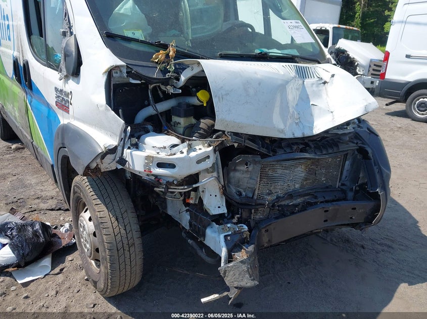 2021 Ram Promaster 2500 High Roof 159 Wb VIN: 3C6LRVDGXME510853 Lot: 42390022