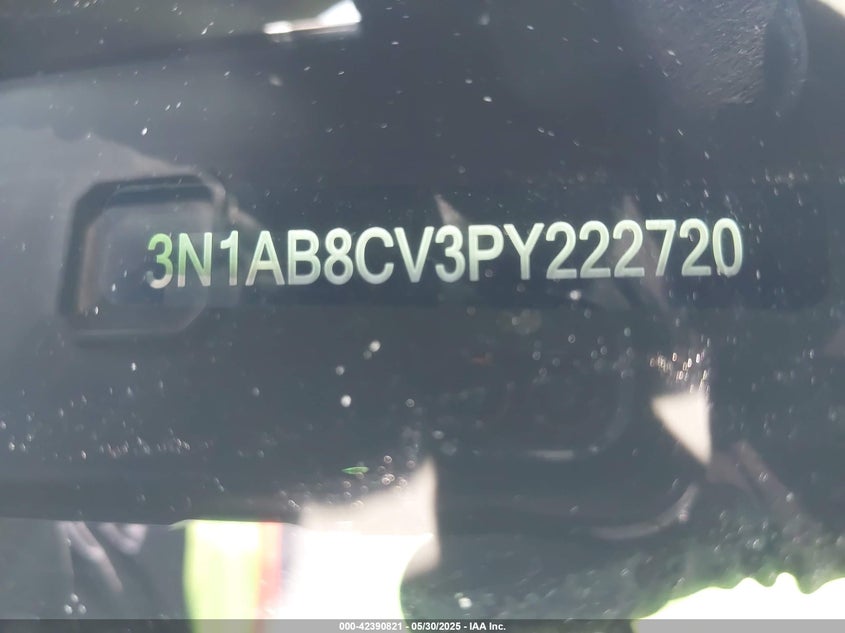 2023 NISSAN SENTRA VIN: 3N1AB8CV3PY222720