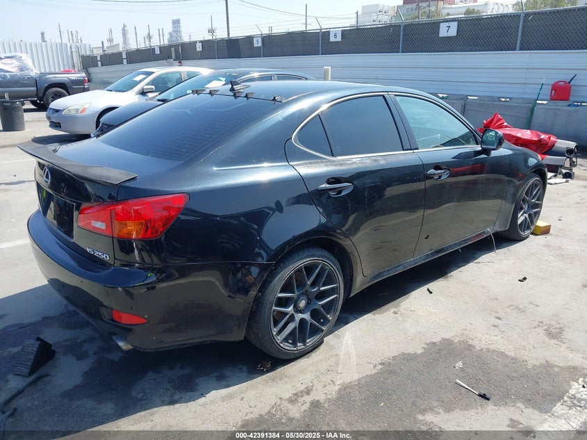 2008 LEXUS IS VIN: JTHBK262285063153